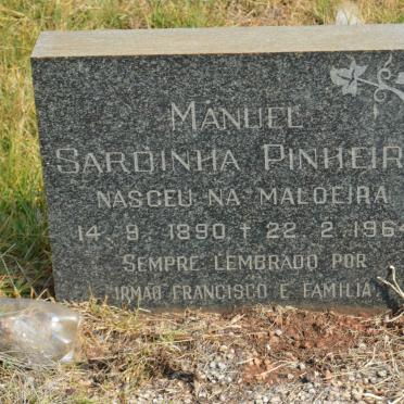 PINHEIRO Manuel Sardinha 1890-1964