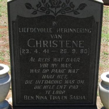 PIEK Christene 1941-1980