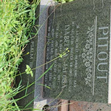 PITOUT Isabella Jacoba 1944-1987