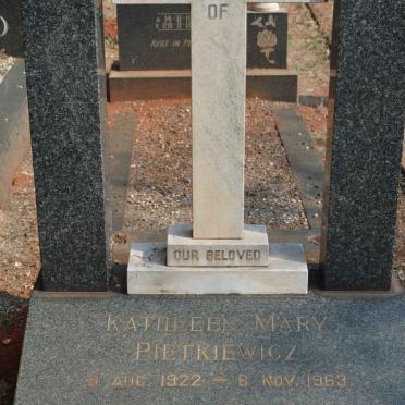 PIETKIEWICZ Kathleen Mary 1922-1963