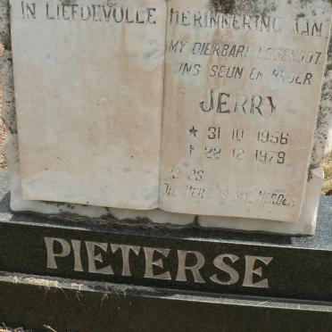 PIETERSE Jerry 1956-1978