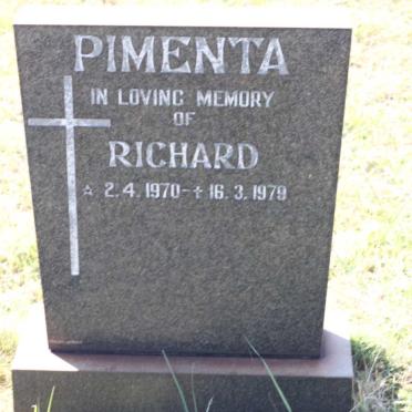 PIMENTA Richard 1970-1979