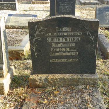 PIETERSE Judith nee VORSTER 1890-1948