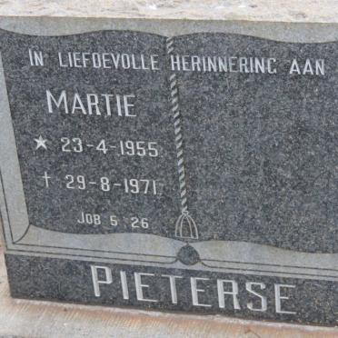 PIETERSE Martie 1955-1971