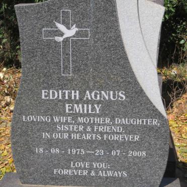 PILLAY Edith Agnus Emily 1975-2008