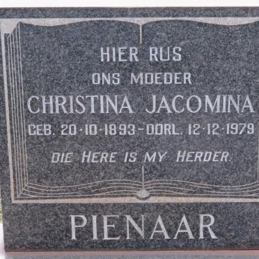 PIENAAR Christina Jacomina 1893-1979