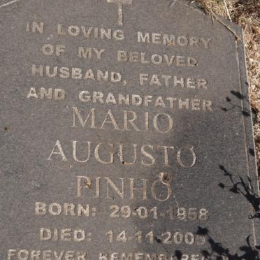 PINHO Mario Augusto 1958-2005
