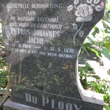PLOOY Petrus Johannes Jacob, du 1914-1970