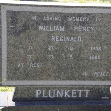 PLUNKETT William Percy Reginald 1936-1980