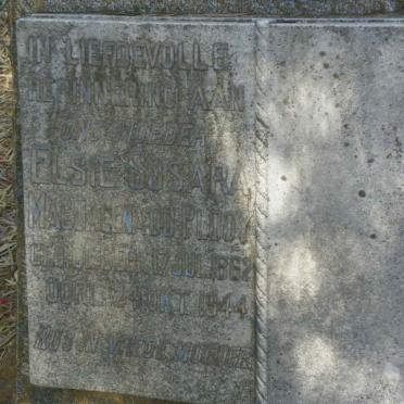 PLOOY Elsie Susara Magdalena, du nee DE BEER 1862-1944