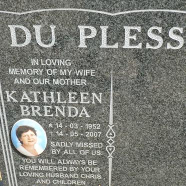 PLESSIS Kathleen Brenda, du 1952-2007