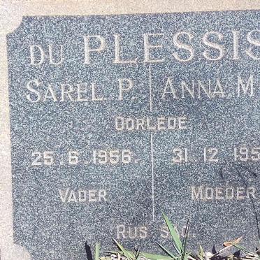 PLESSIS Sarel P., du -1956 &amp; Anna M.E. -1957