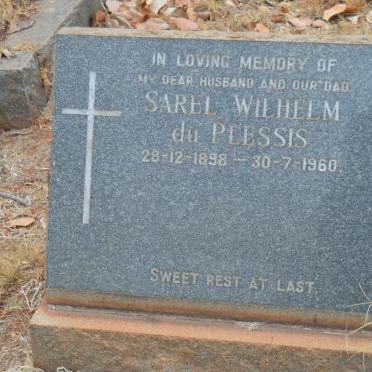 PLESSIS Sarel Wilhelm, du 1898-1960