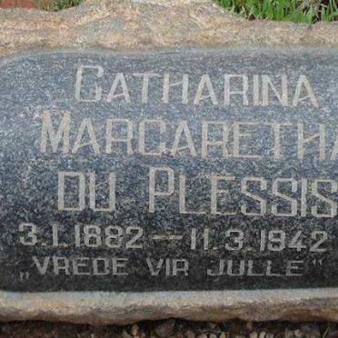 PLESSIS Catherina Margaretha, du 1882-1942