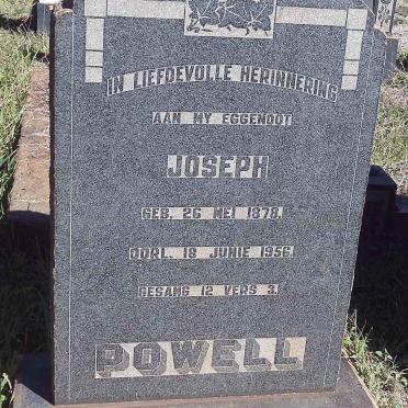 POWELL Joseph 1878-1956