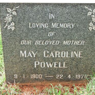 POWELL May Caroline 1900-1970
