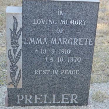 PRELLER Emma Margrete 1910-1970
