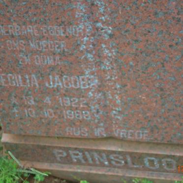 PRINSLOO Cecilia Jacoba 1922-1988