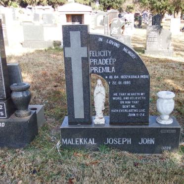 PREMILA Felicity Pradeep 1932-1995