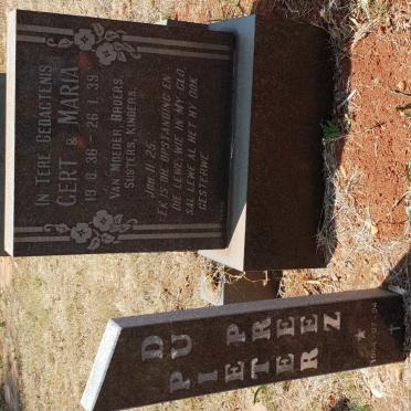 PREEZ Gert, du 1936-  &amp; Maria 1939- :: DU PREEZ Pieter  1964-