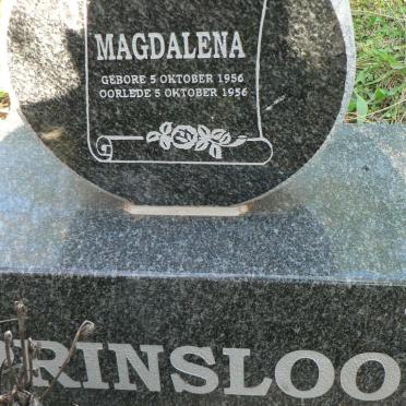 PRINSLOO Magdalena 1956-1956