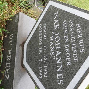 PREEZ Isak Johannes, du 1952-1995