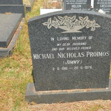 PROIMOS Michael Nicholas 1916-1976