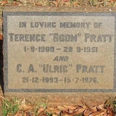 PRATT C.A. 1893-1976 :: PRATT Terence 1900-1951