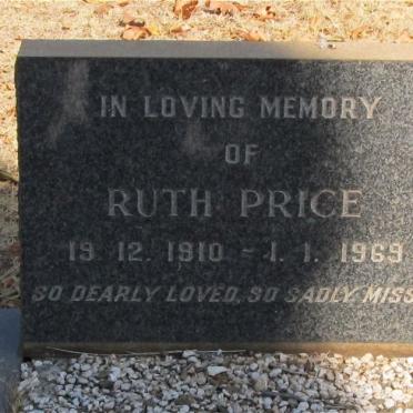 PRICE Ruth 1910-1969