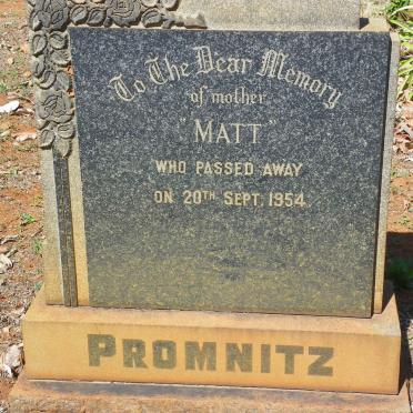 PROMNITZ Matt -1954