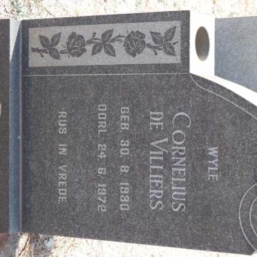 PREEZ Cornelius de Villiers, du 1930-1972