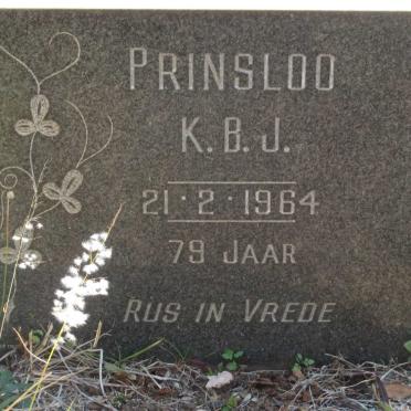 PRINSLOO K.B.J. -1964