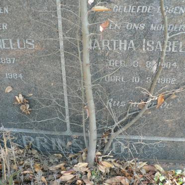 PRINSLOO Izak Cornelus 1897-1984 & Martha Isabella 1904-1962