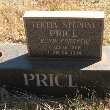 PRICE Tertia Stephne nee FORSYTH 1908-1974