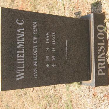 PRINSLOO Wilhelmina C. 1888-1978