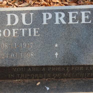 PREEZ Boetie, du 1917-1998