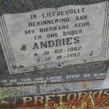 PRETORIUS Andries 1962-1993