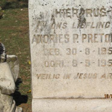 PRETORIUS Andries P. 1952-1952