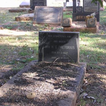 PRETORIUS Jan H.C. 1932-1949