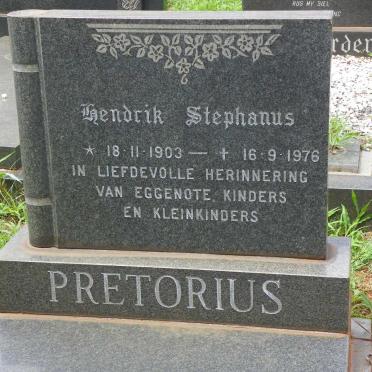 PRETORIUS Hendrik Stephanus 1903-1976