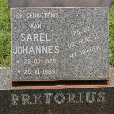 PRETORIUS Sarel Johannes 1925-1989