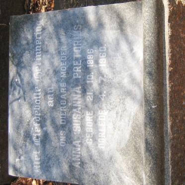 PRETORIUS Anna Susanna 1886-1960