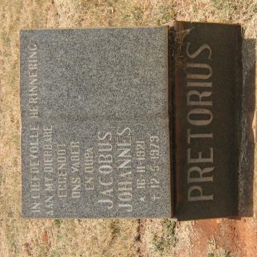 PRETORIUS Jacobus Johannes 1921-1979