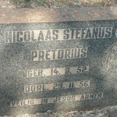 PRETORIUS Nicolaas Stefanus 1952-1956