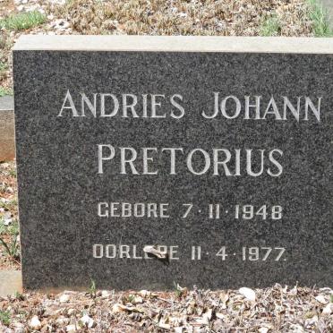 PRETORIUS Andries Johann 1948-1977