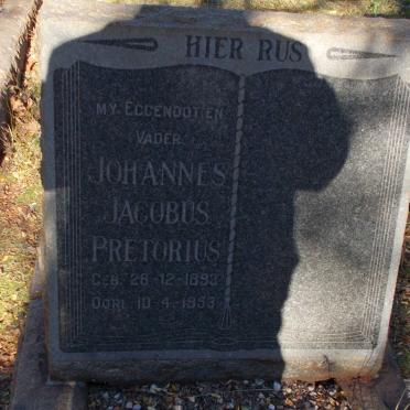 PRETORIUS Johannes Jacobus 1893-1953