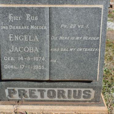 PRETORIUS Engela Jacoba 1874-1955