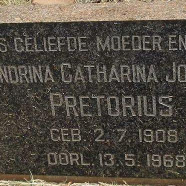 PRETORIUS Hendrina Catharina Johanna 1908-1968