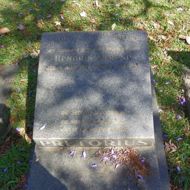 PRETORIUS Hendrik Barend 1884-1959