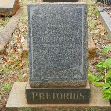 PRETORIUS Cornelia Susanna 1910-1952